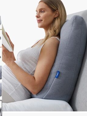 Casper Backrest Pillow, Grey, 24x24 new with box.